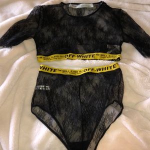 Off-White Lace Two Piece Lingerie Set. SOLD OUT!!!